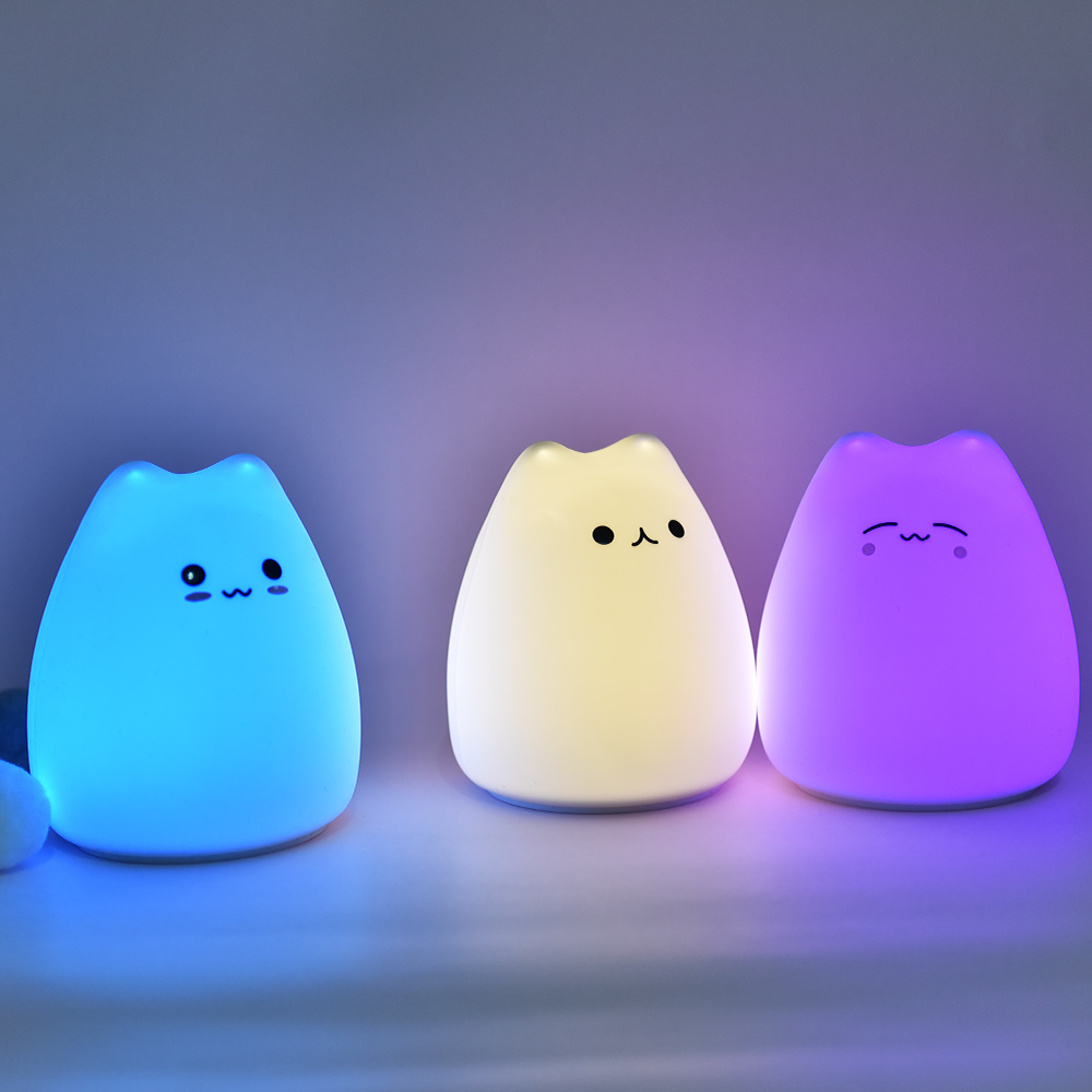Floating Nightstand With Led Light - Luz Noturna LED para Crianças, Bebês