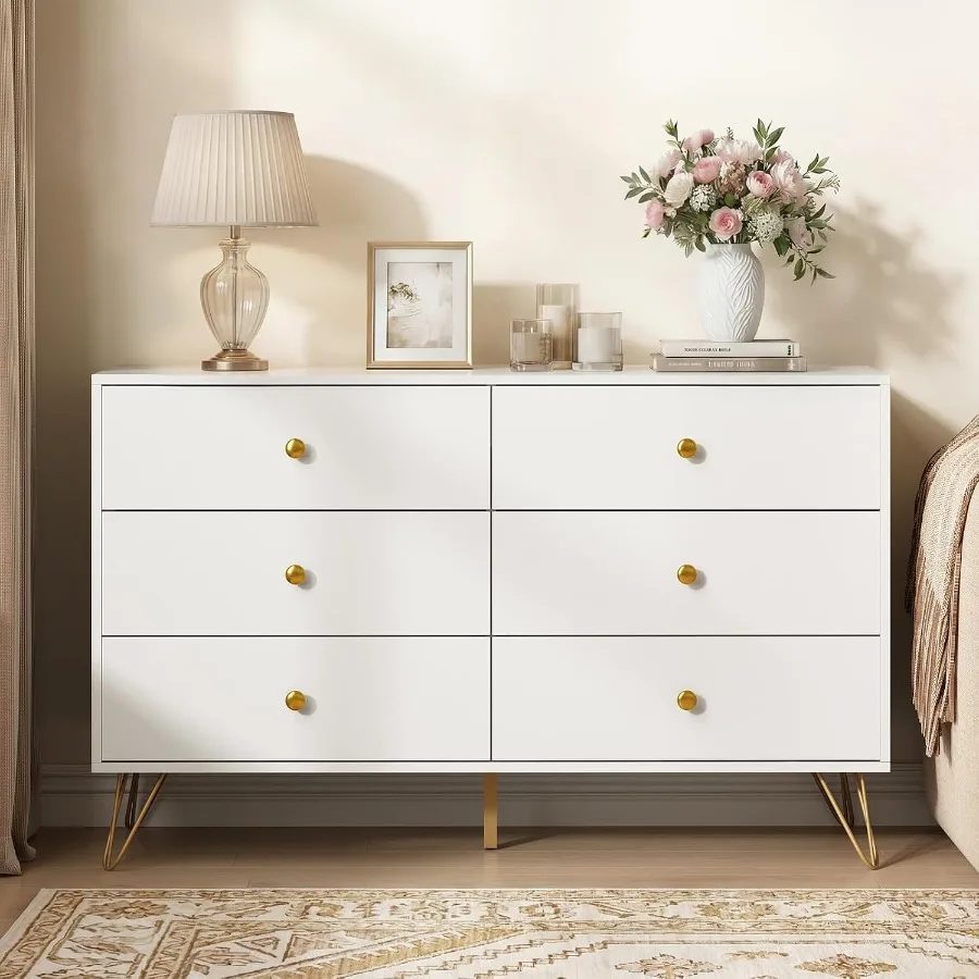 Cômoda branca com 6 gavetas e  - Storage avaliação e preço