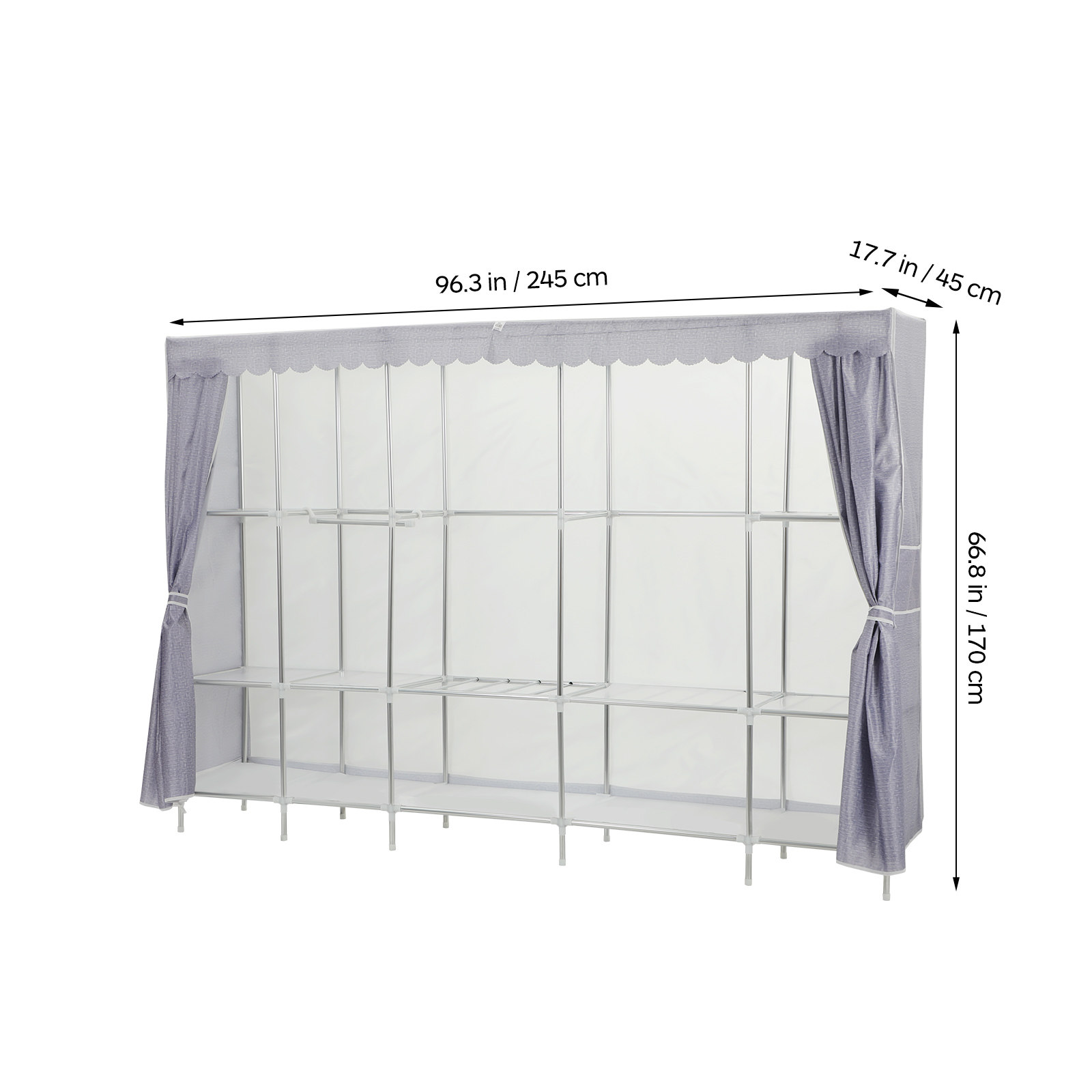 Roupeiro de tecido com capa pa - Wardrobe Closet Portable Fabric Cover avaliação e preço