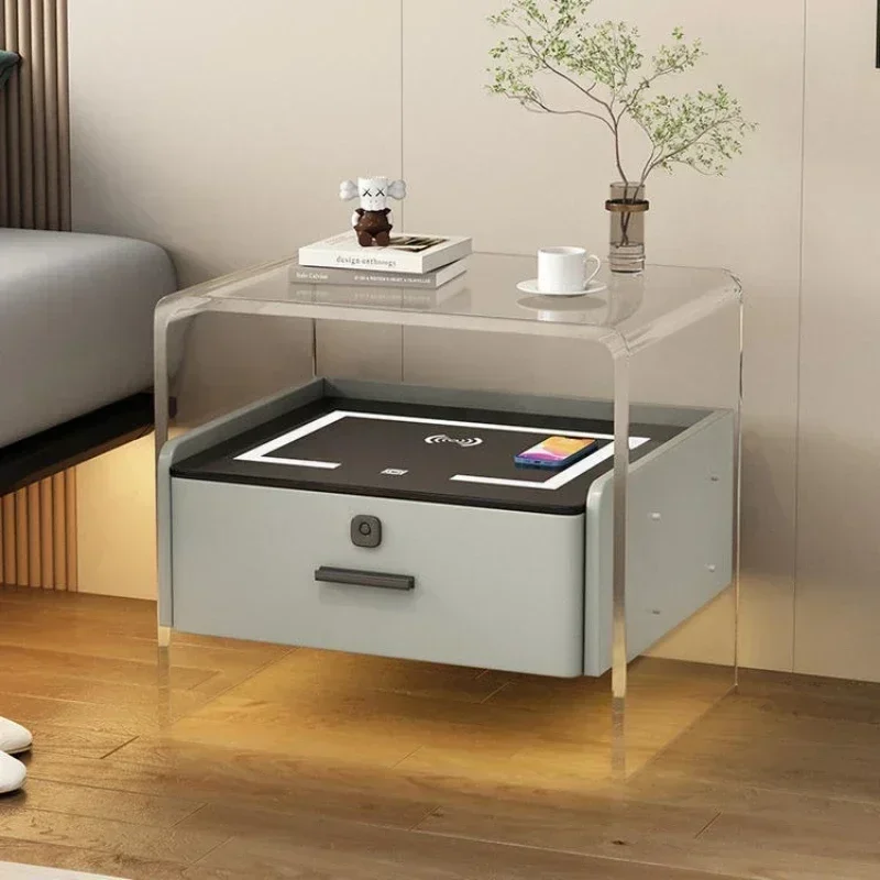 #   Mesas de cabeceira em acrí - Floating Nightstand With Led Light avaliação e preço