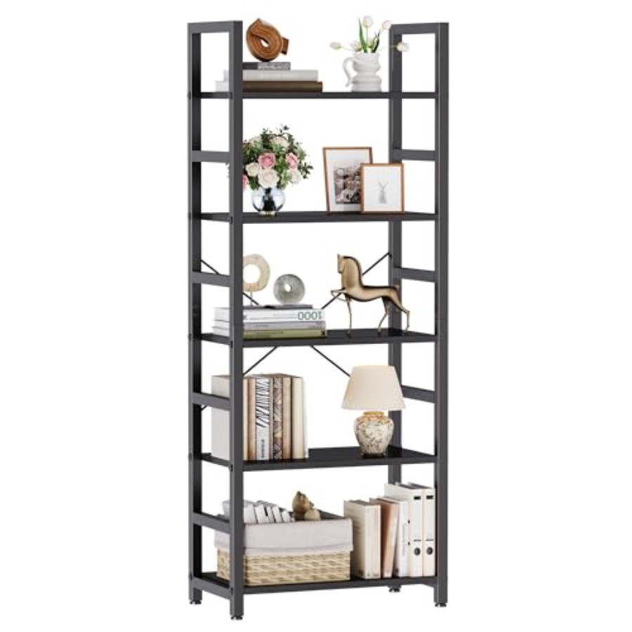 Estante de Livros de 5 Níveis, - Storage avaliação e preço