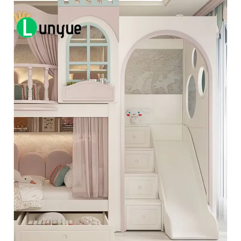 Cama de Beliche Ankke Custom P - Bunk Bed With Stairs And Slide avaliação e preço