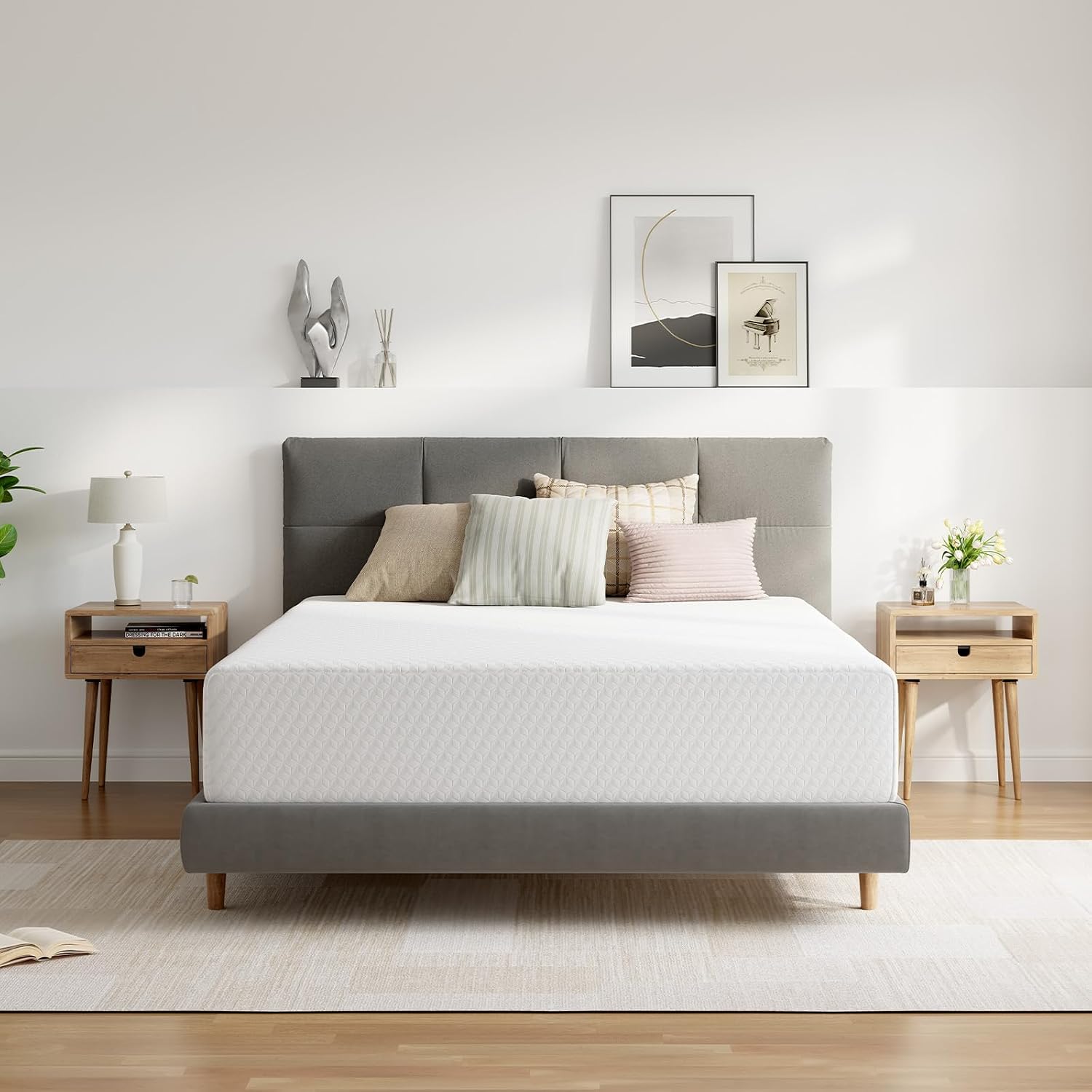 Colchão de espuma viscoelástic - Memory Foam Mattress In A Box Queen avaliação e preço